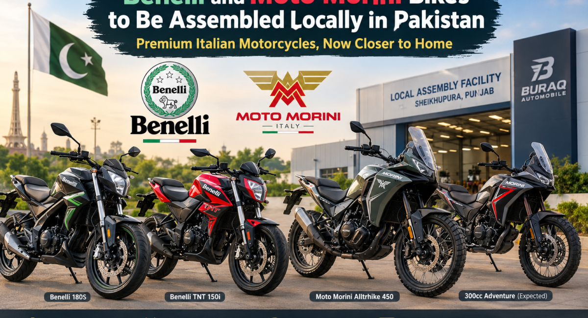 Benelli and Moto Morini Bikes to Be Assembled in Pakistan in 2027 Benelli and Moto Morini Bikes to Be Assembled in Pakistan in 2027