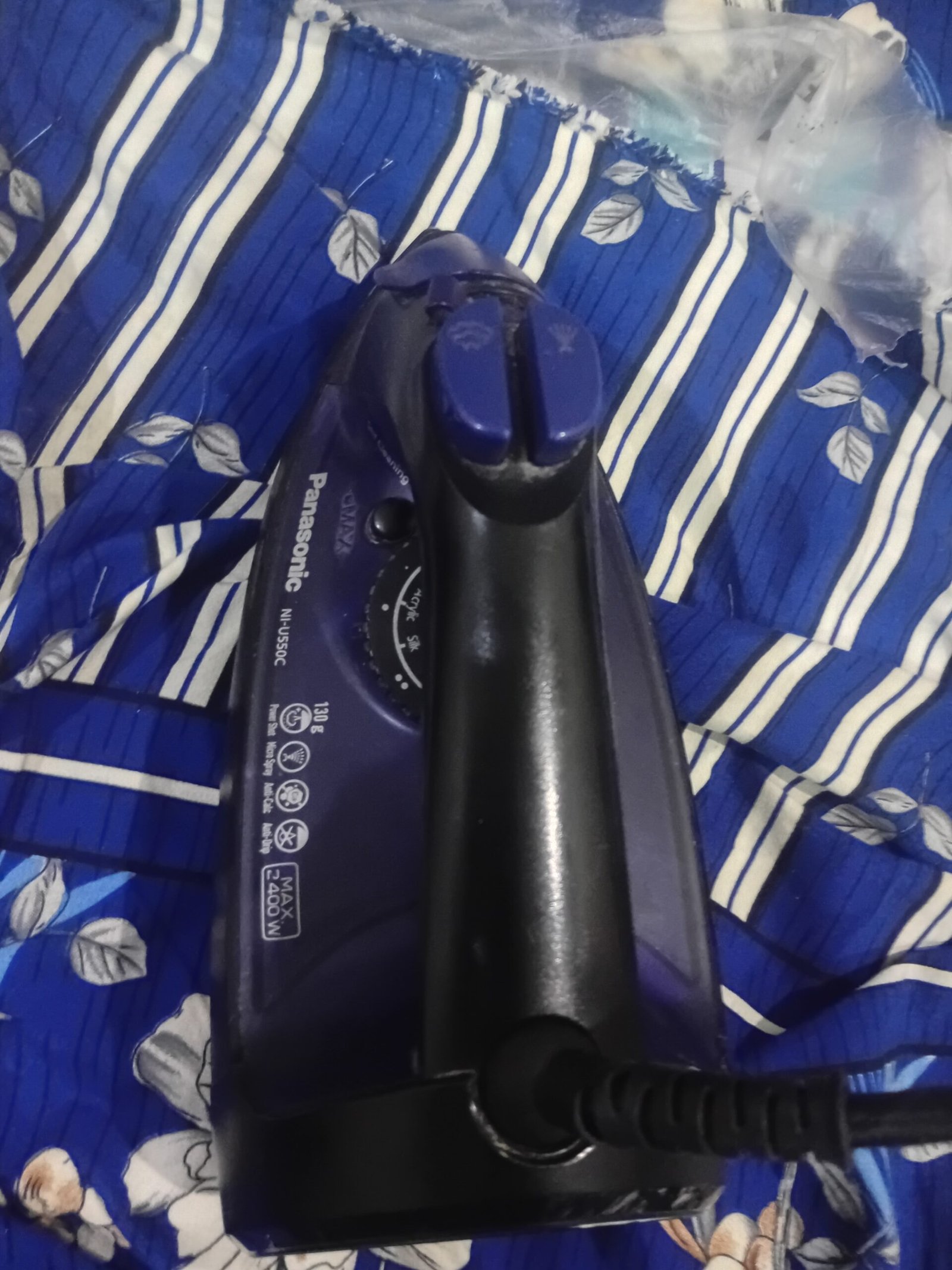 Panasonic Steam Iron NI-U550C – 2400W (Excellent Condition)
