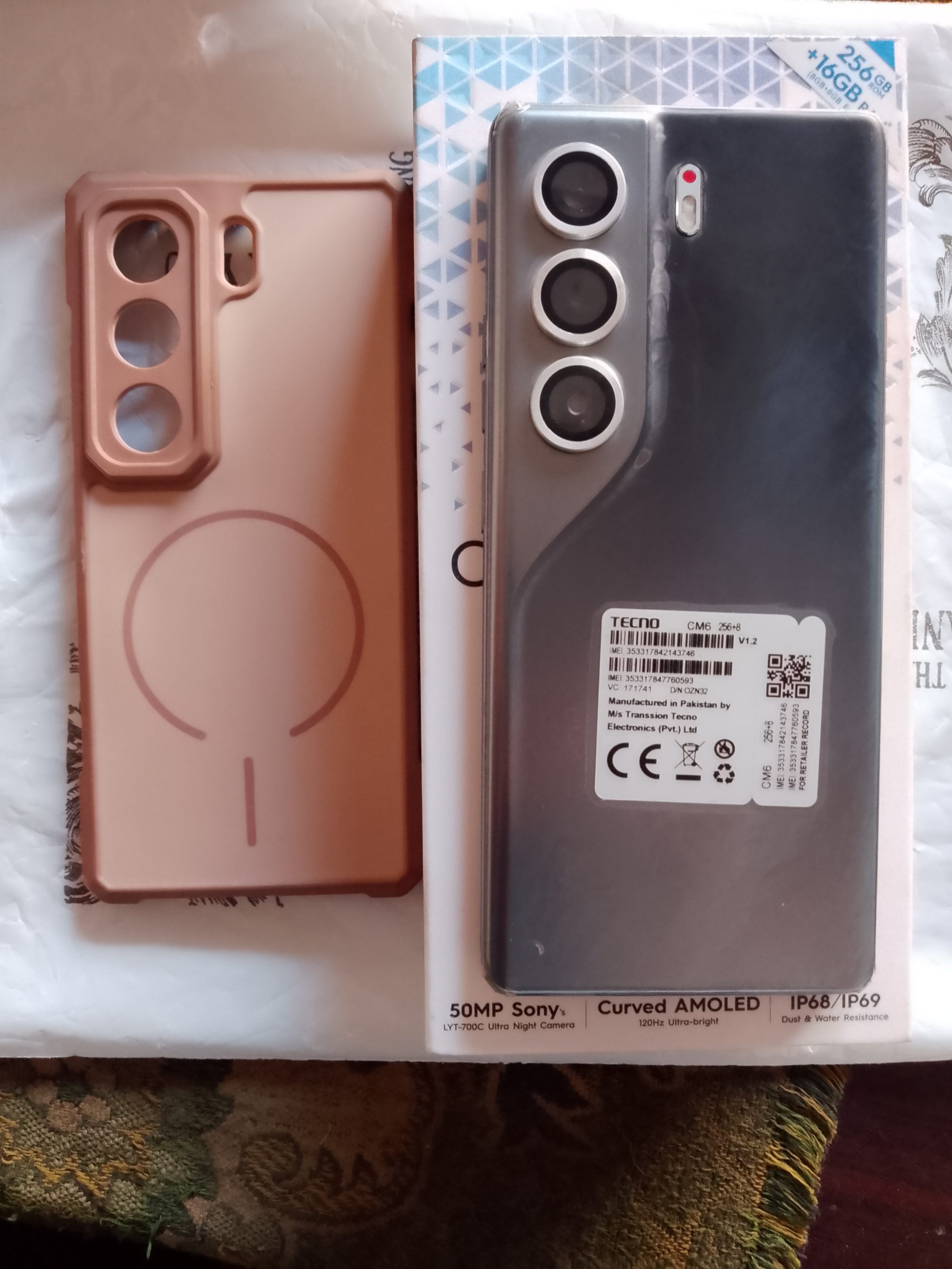 Tecno comen 40 pro argent sell