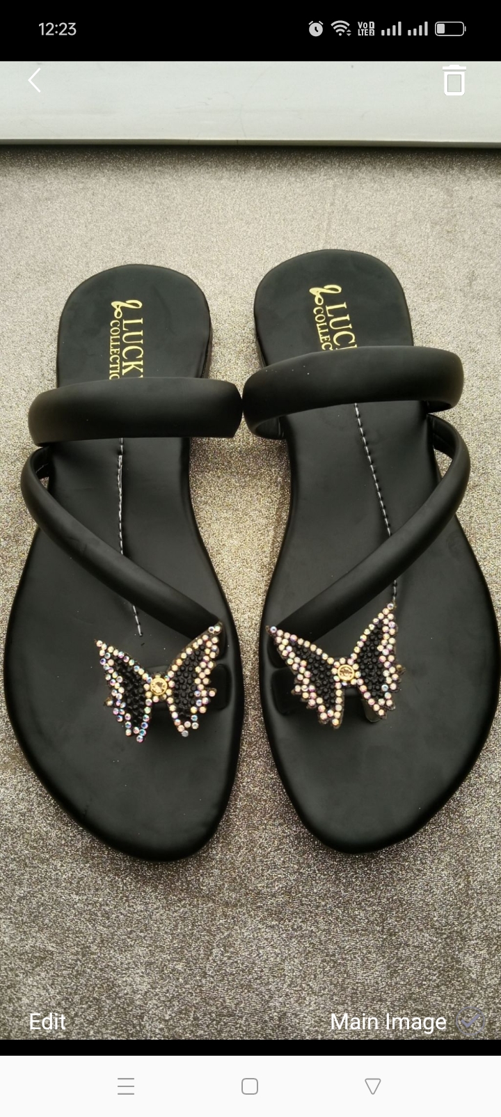 Stylish Black Butterfly Sandals for Women Comfortable Wear