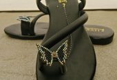 Stylish Black Butterfly Sandals for Women Comfortable Wear