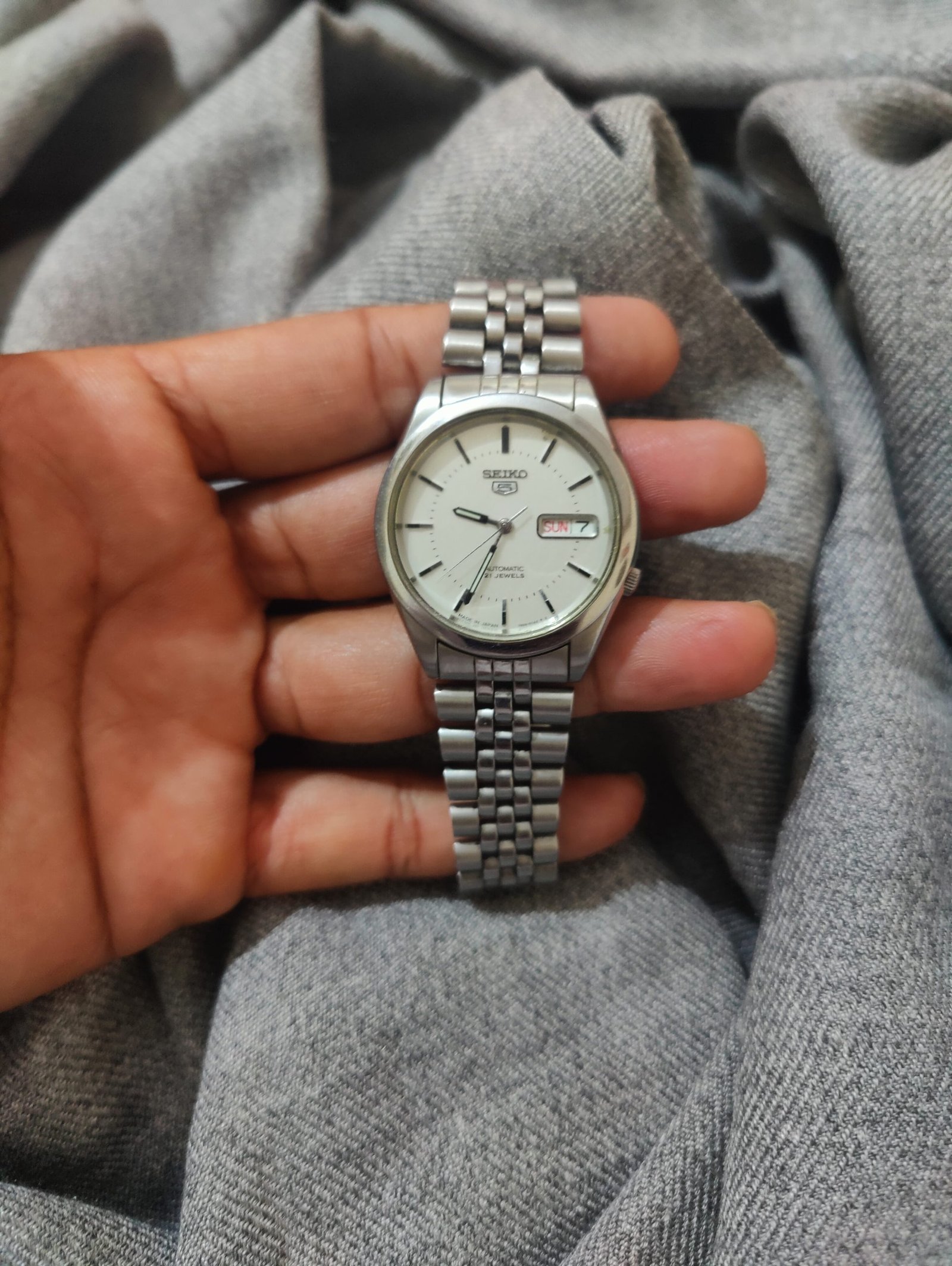 Original Seiko 5 Automatic 21 jewels Made in Japan 100٪ ok