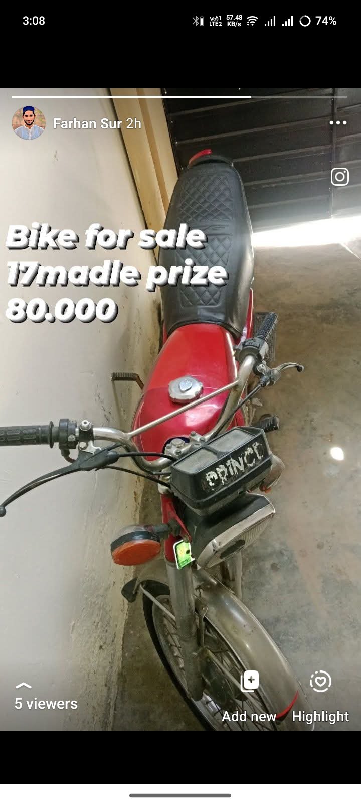 Honda 125 for sale 17madle