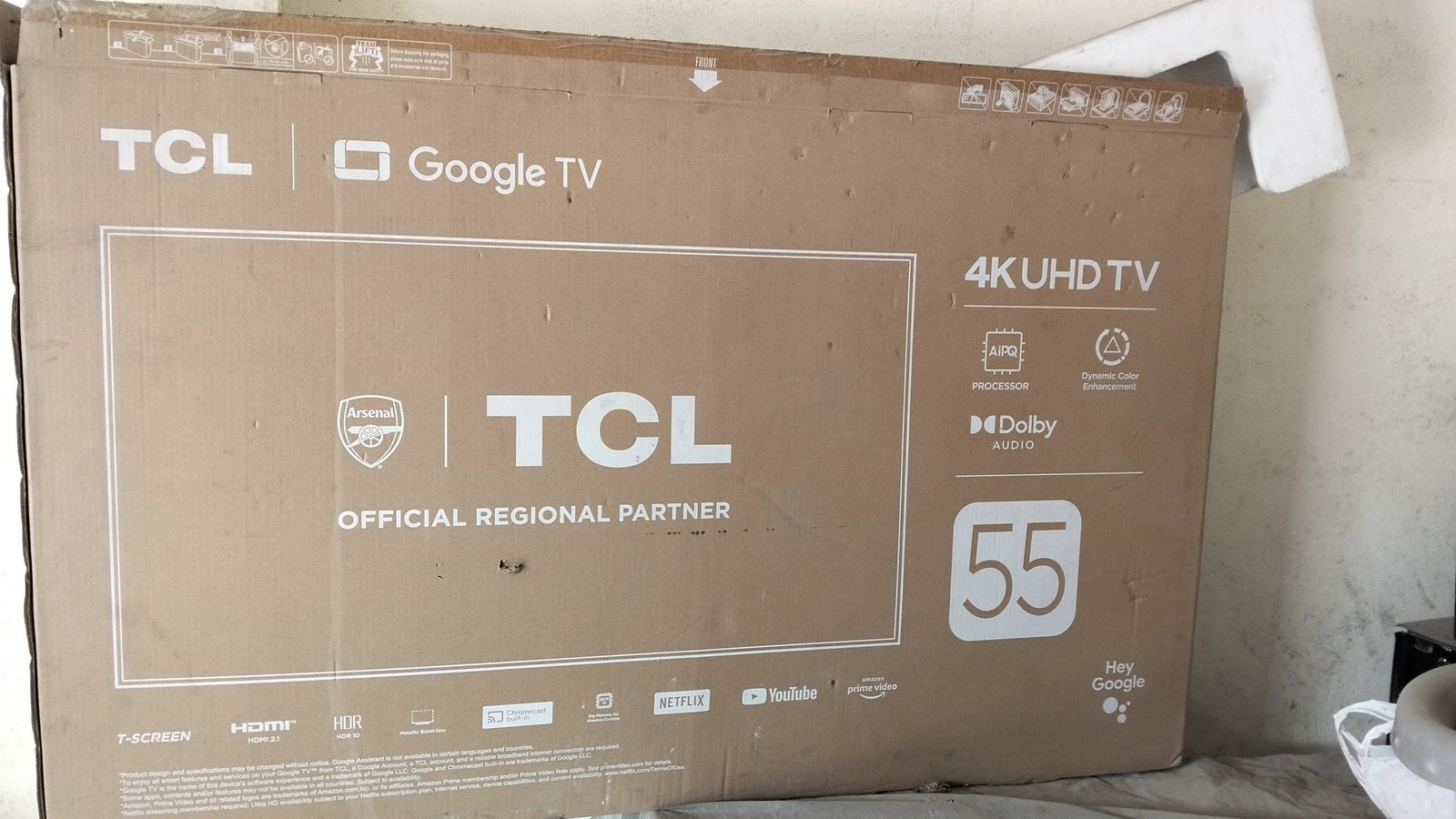 TCL 55 inch Panel Brake