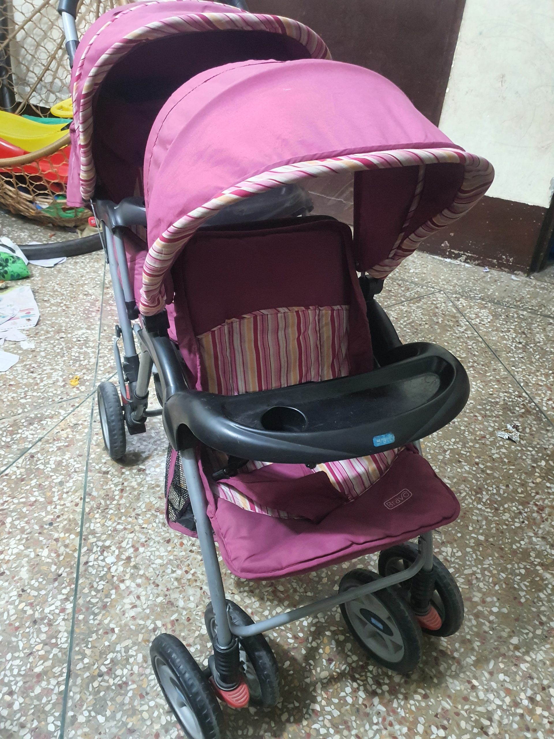Twin Stroller / Pram – Bravo