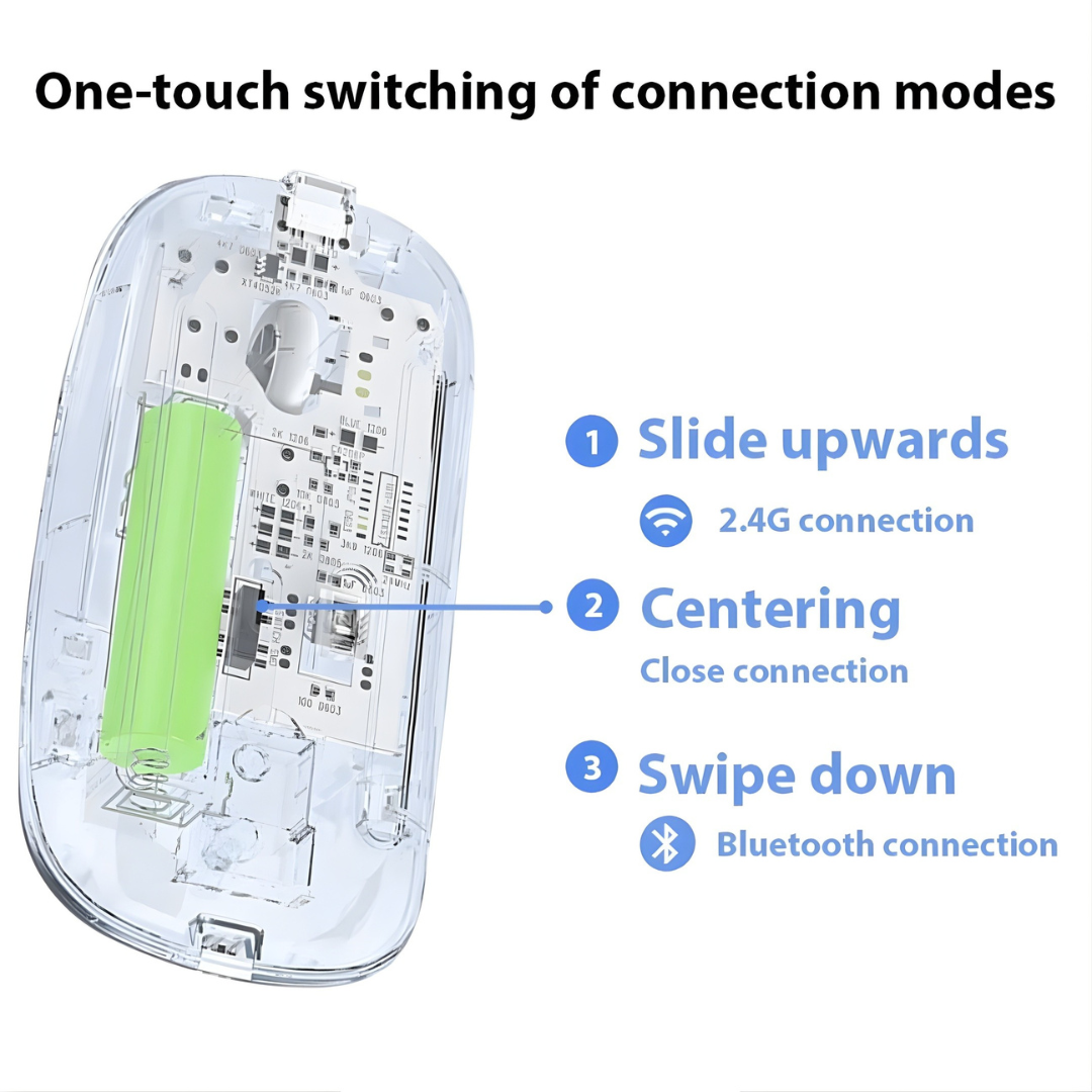 Dual Mode Wireless Rechargeable Transparent