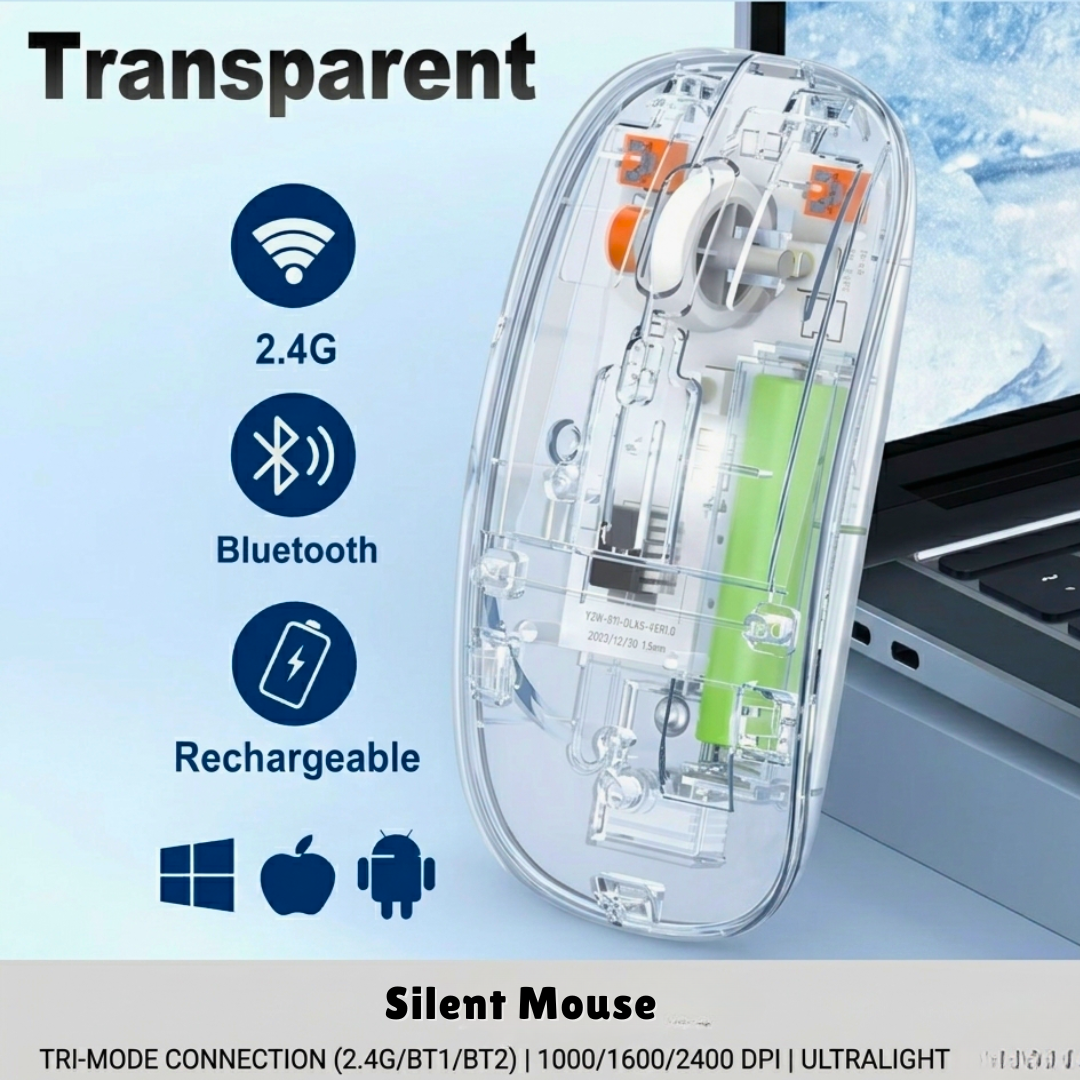Dual Mode Wireless Rechargeable Transparent