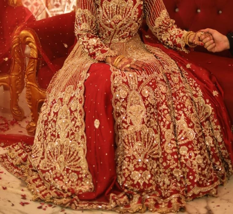 Bridal Lengha Maxi Style, insipred from Zarina Collection.