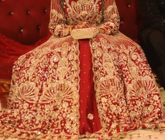 Bridal Lengha Maxi Style, insipred from Zarina Collection.