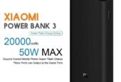 Mi powerbank 50W 20000mah original power bank fast charging