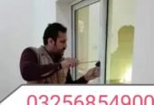 Aluminium glass Windows door and Repairing work