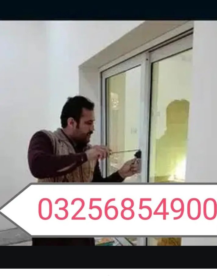 Aluminium glass Windows door and Repairing work