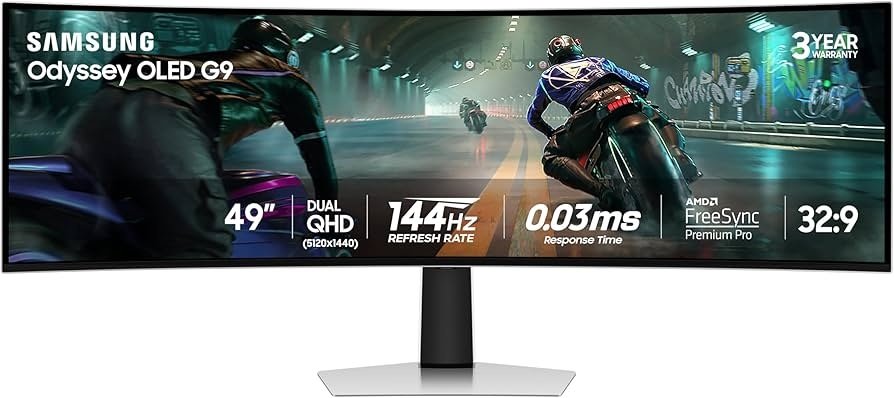 Samsung Odyssey G91SD 49″ OLED Curved Gaming Monitor