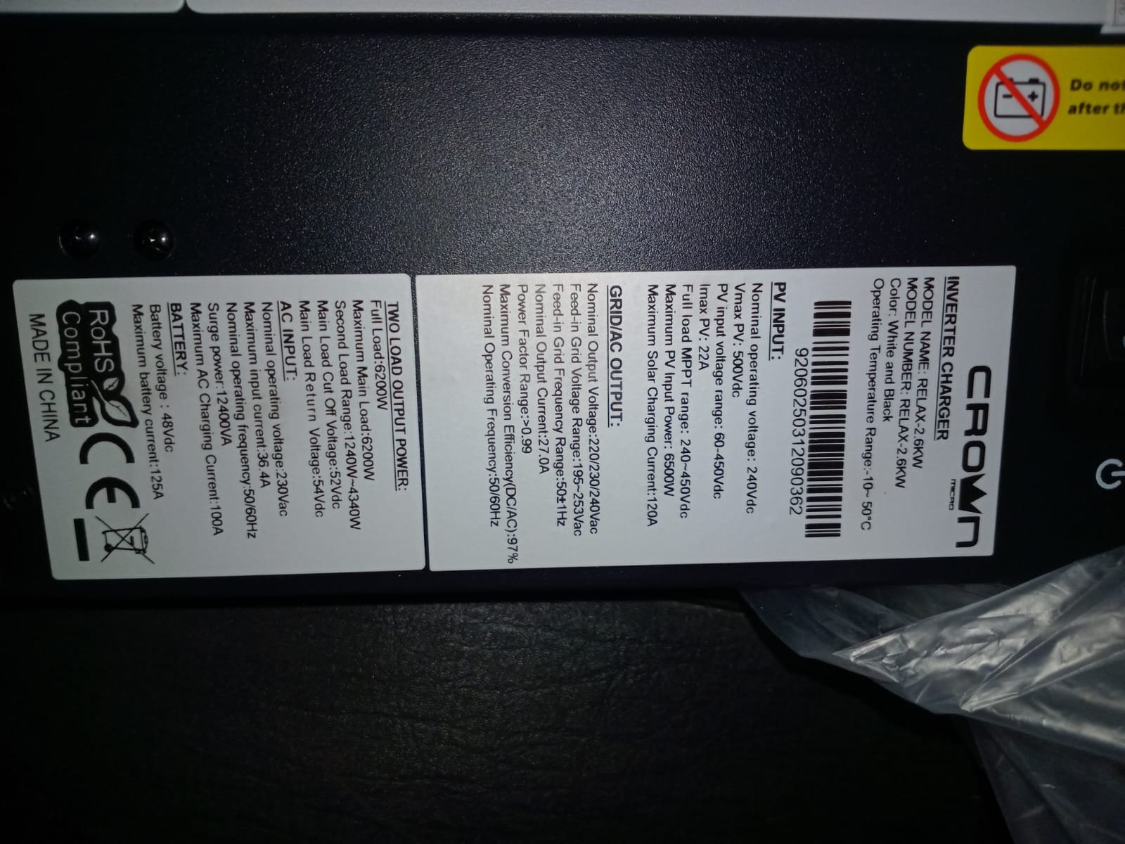 Crown inverter