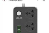 Extension Board with 6–USB Port & 3 Power Plug Socket