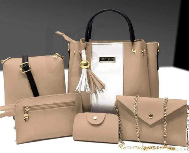 5 Peice Leather Handbag