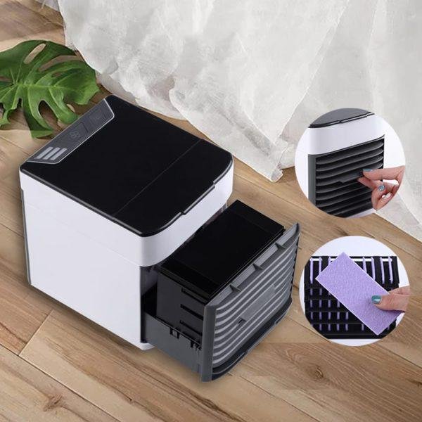 Portable mini air humdiifier white quite cooling limited st