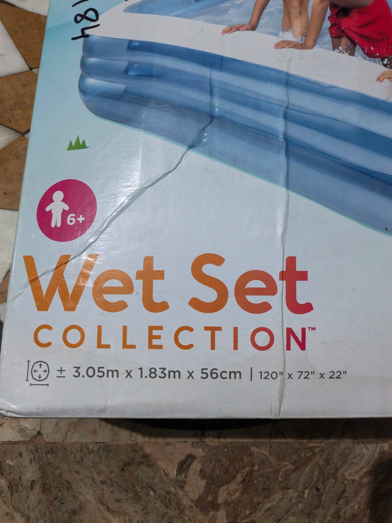 One time used 6fit chora 10fit lamba family pool