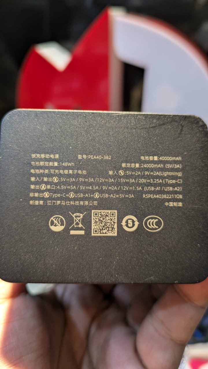 Romoss Powerbank 40,000mah 65w