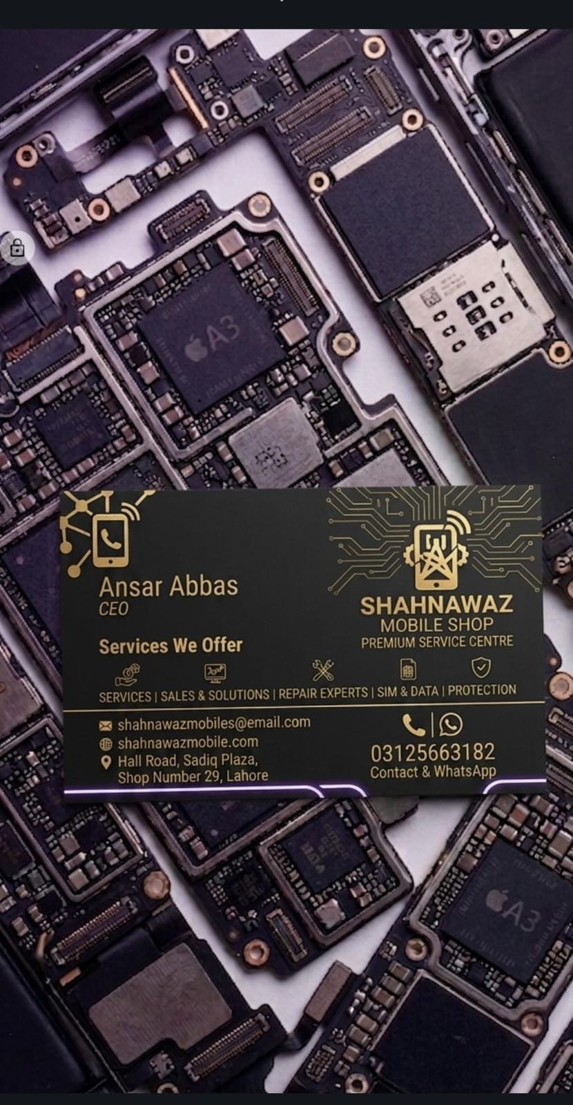 I phone and android motherboard
