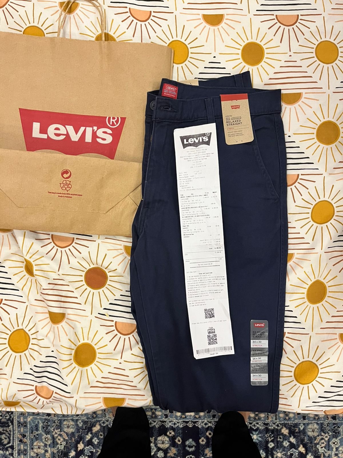 Original Levi’s XX Chino Navy Blue colour