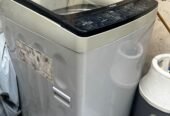 Haier 8.5kg washing machine top loader grey