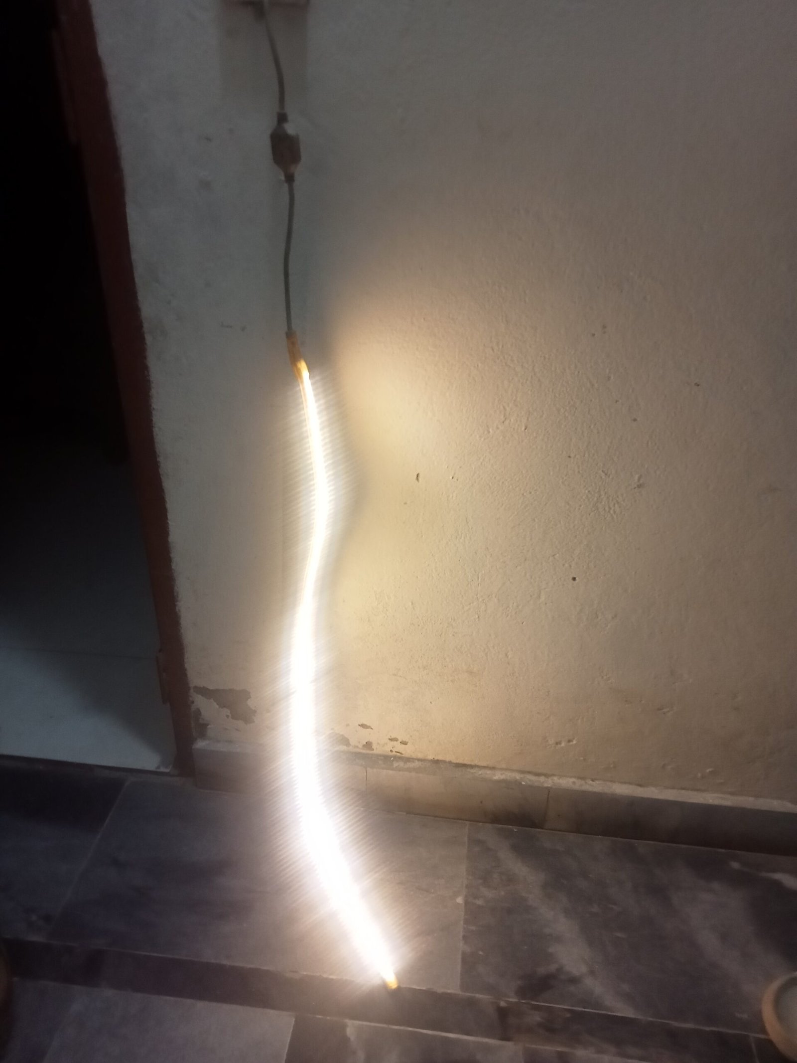LED strip lights 4 piece okay condition