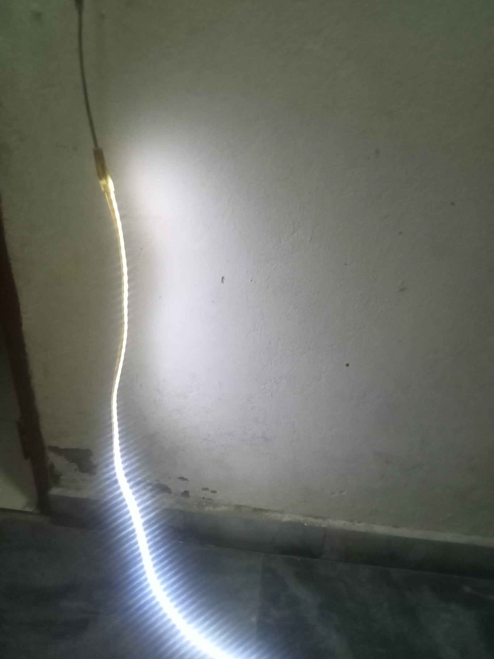 LED strip lights 4 piece okay condition
