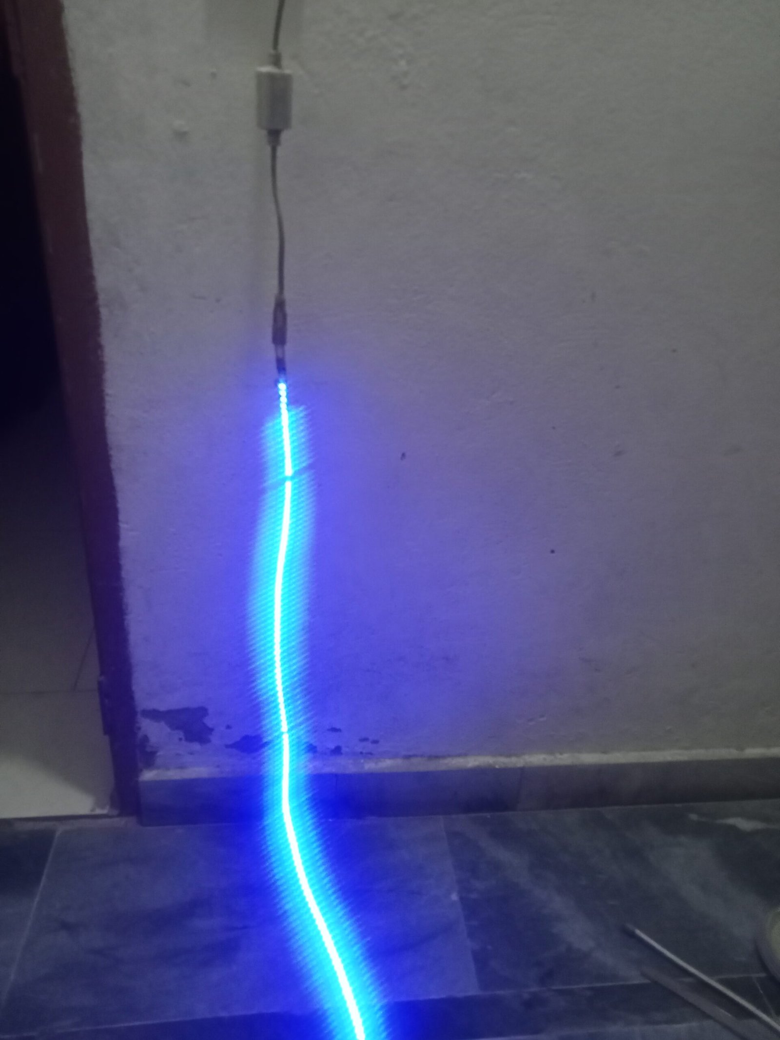 LED strip lights 4 piece okay condition
