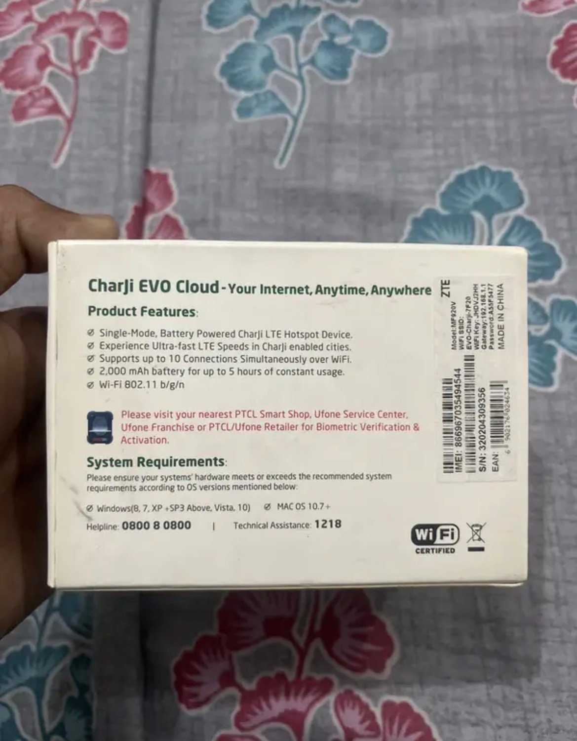 PTCL Chargi 4G Device