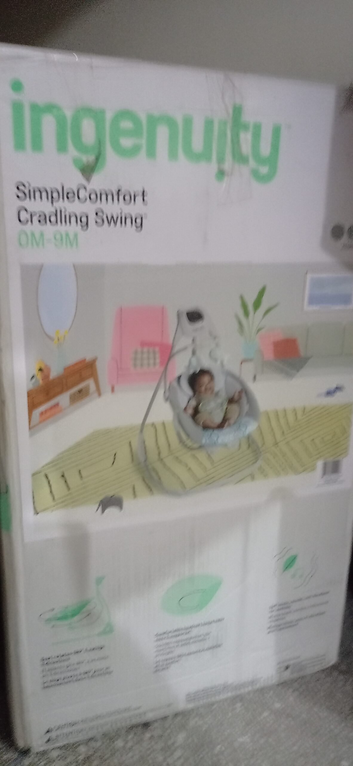 Ingenuity brand cradle swing