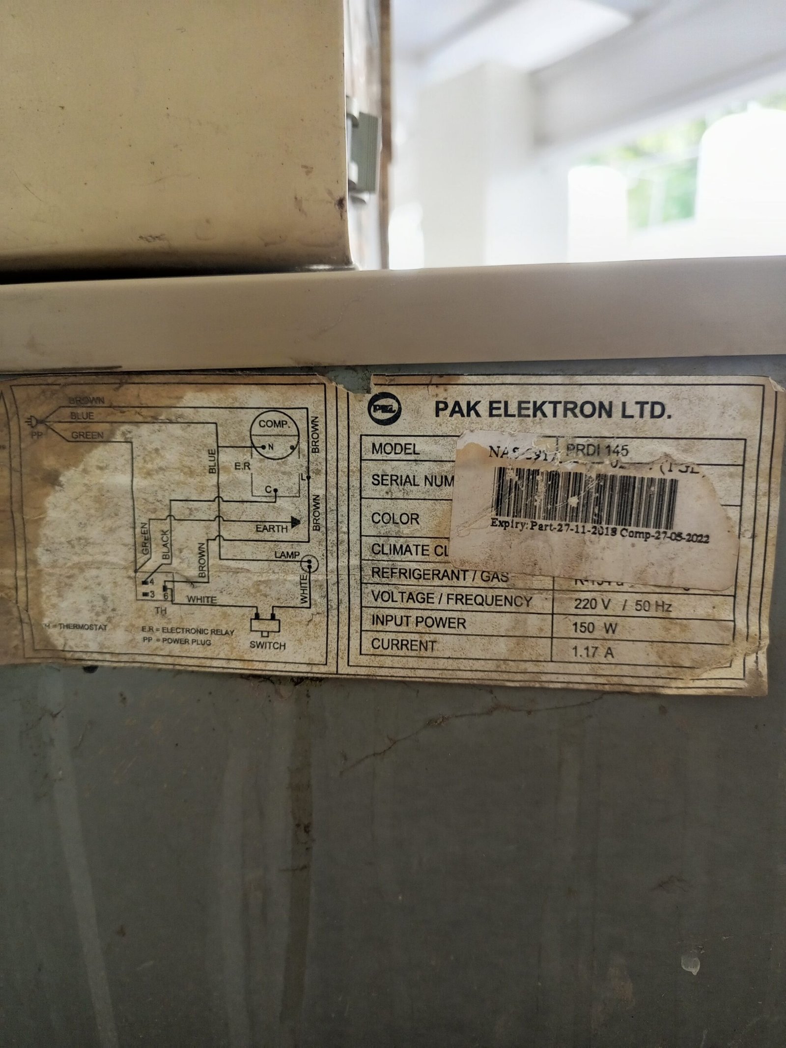 PEL Fridge Medium size Compressor jal gia hy