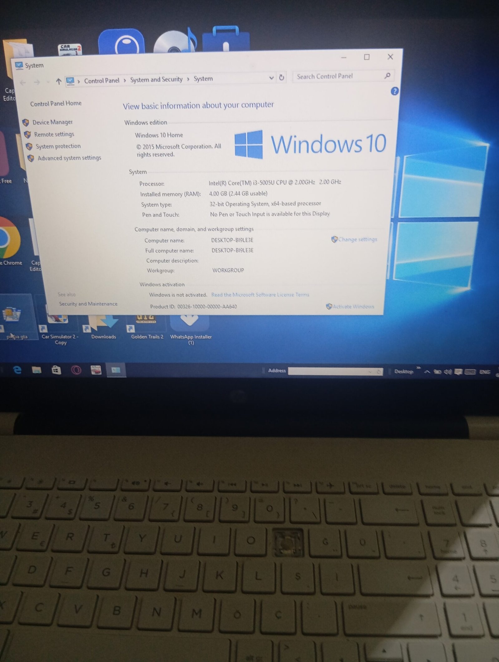 Hp laptop for sale