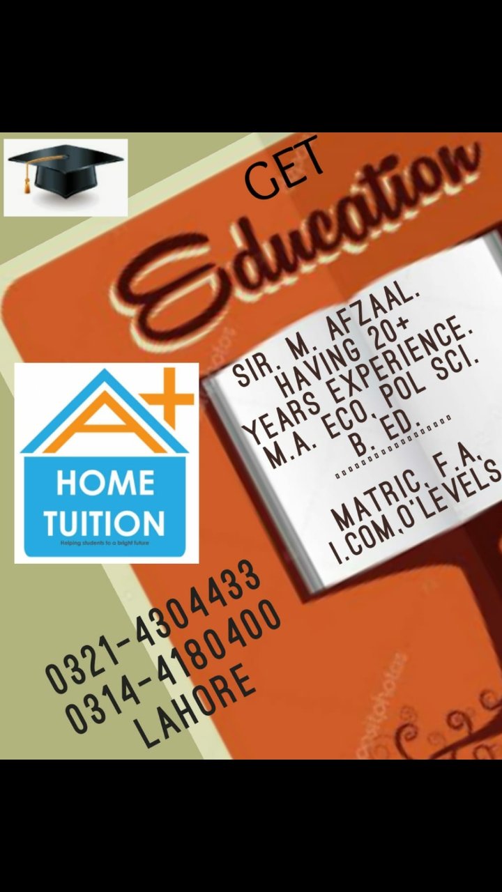 Home tutor.