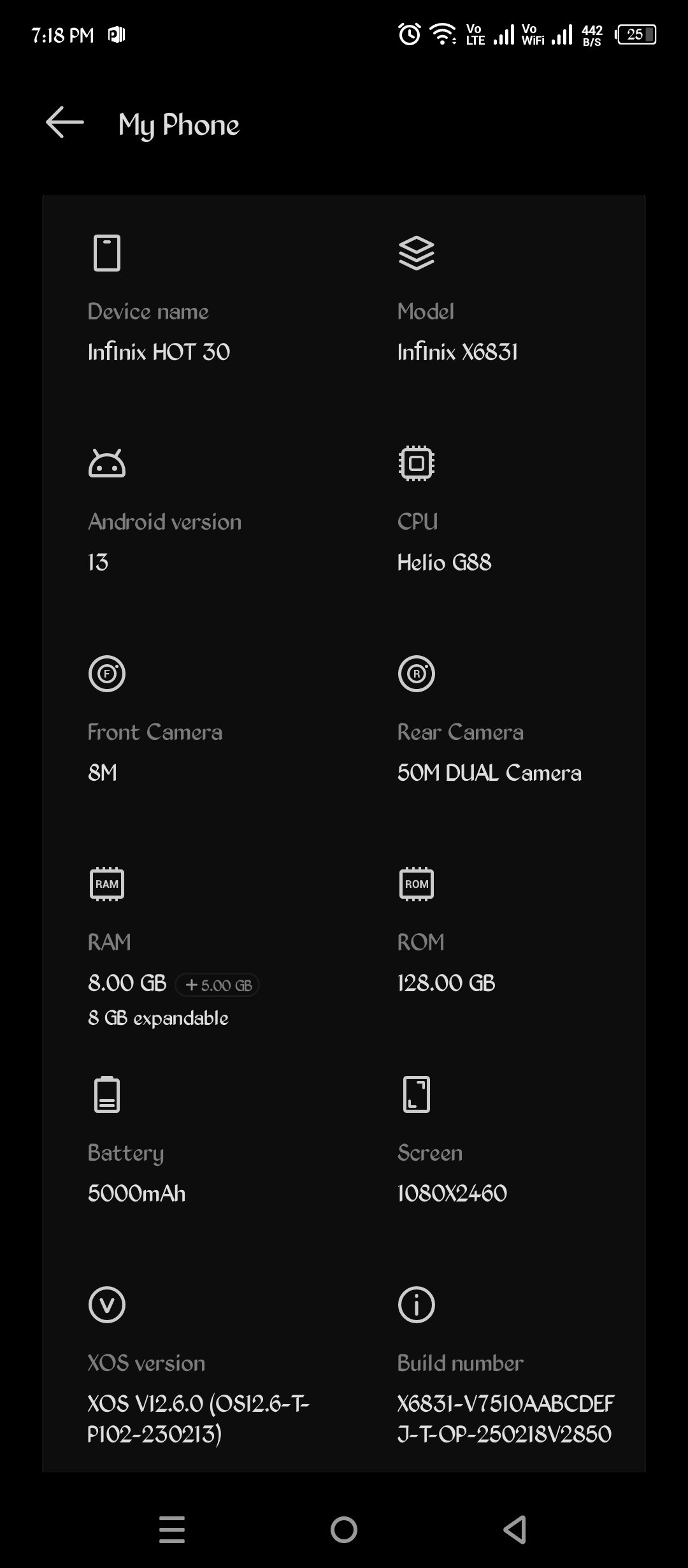 Infinix hot 30 8 /128