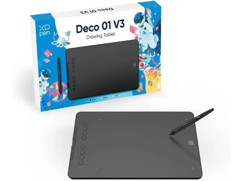 XP pen deco 01 V3, XP pen deco mini7 V2, XP pen deco 640