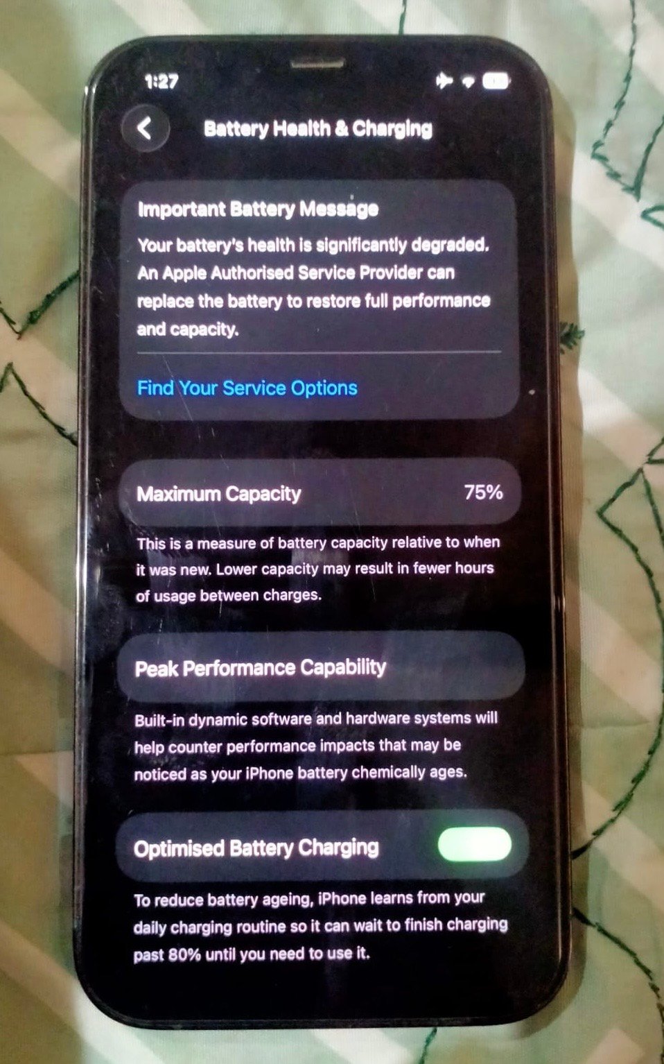 Iphone 12 pro 12gb FU