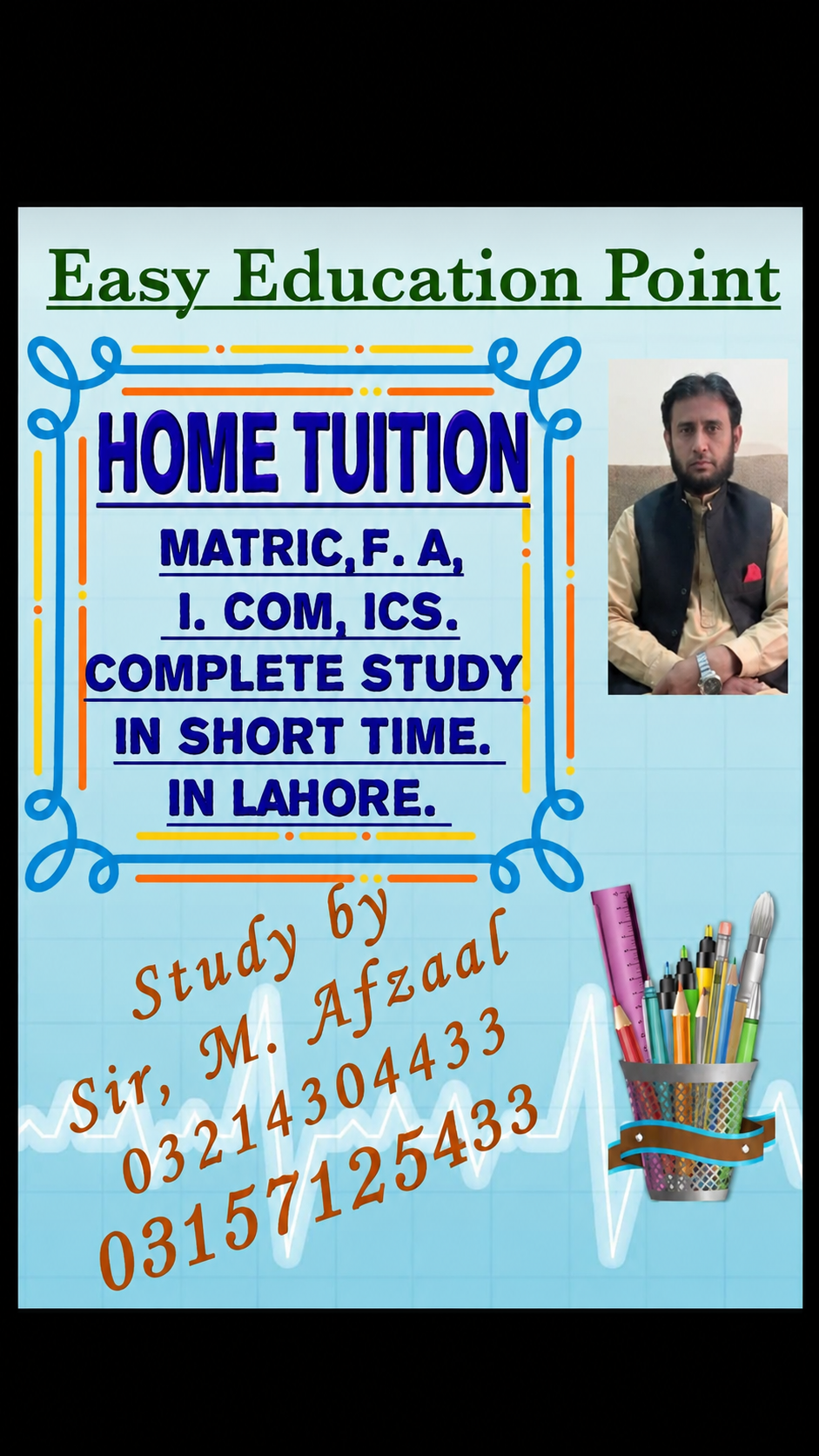 Home tutor.