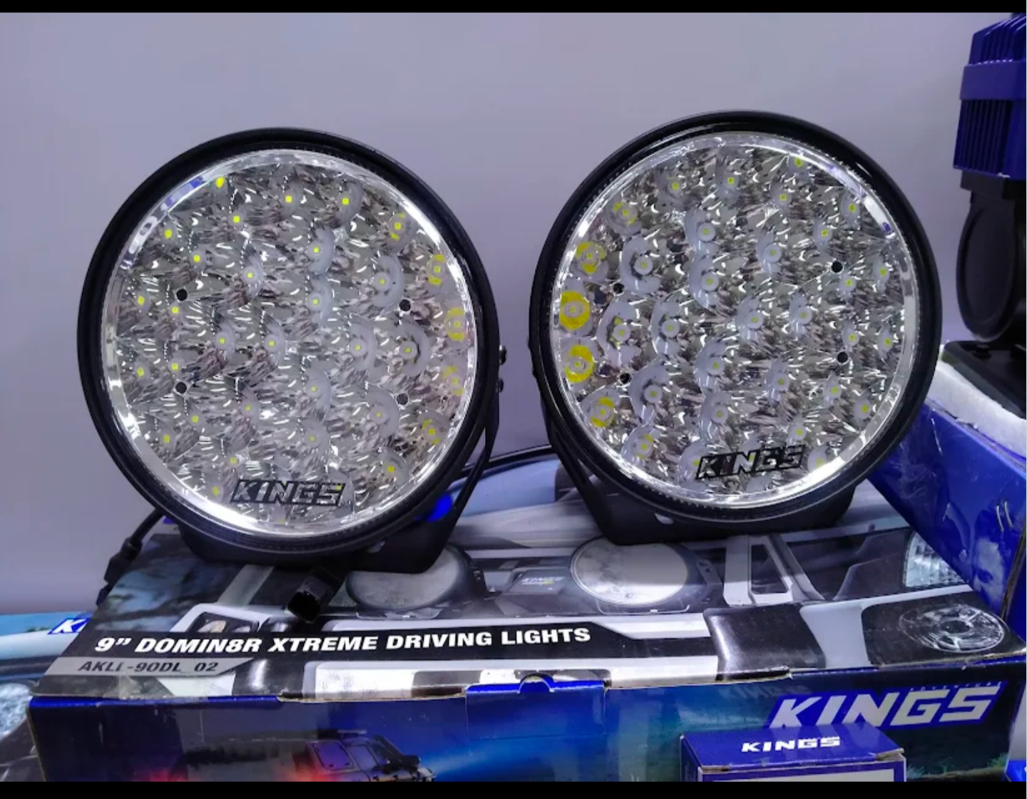 Kings 7″ Lethal Driving Lights (Pair) 1 year warranty