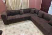 L shape sofa set