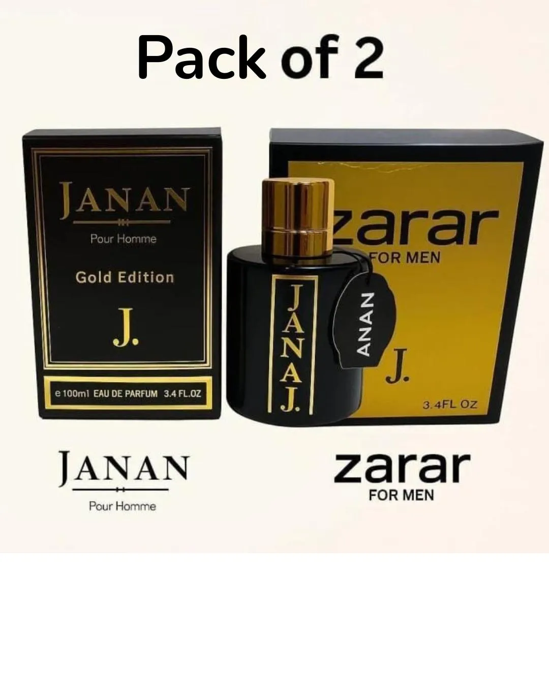 Pack of 2 perfumes