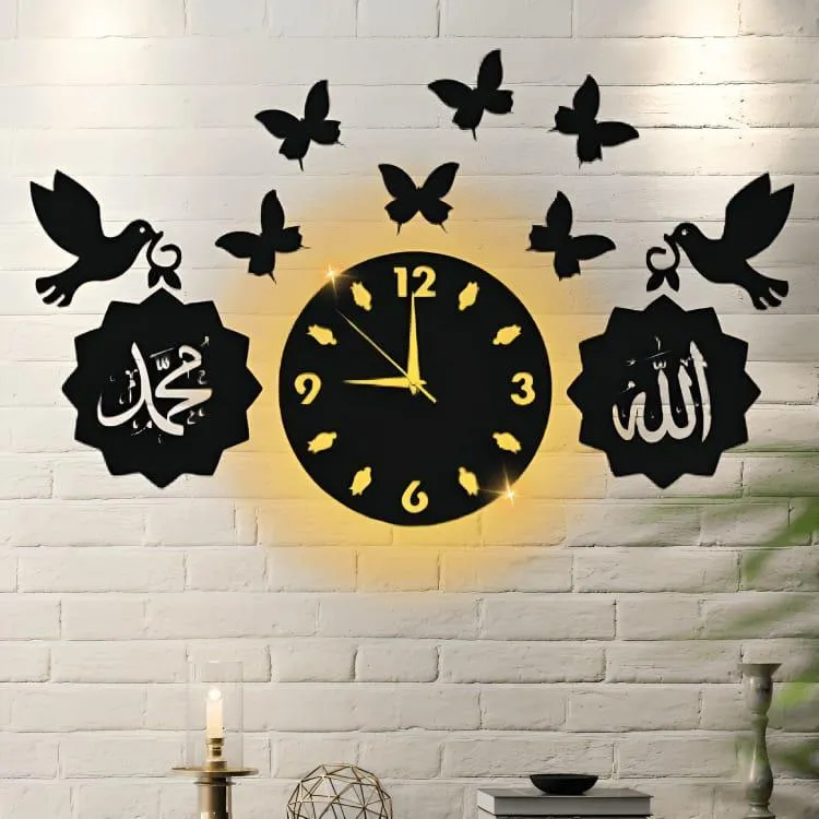 3D wall clock