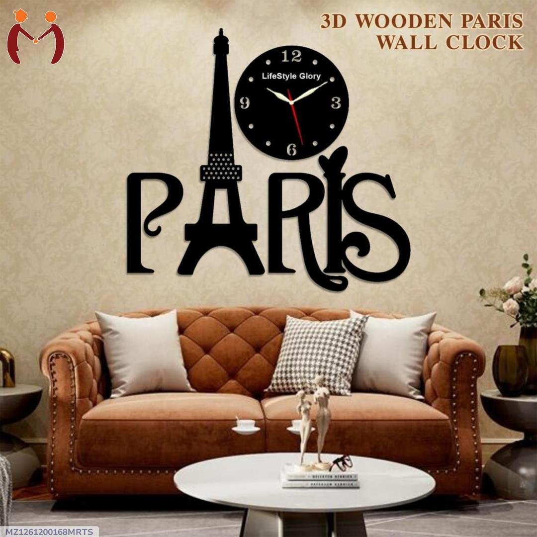 3D wall clock