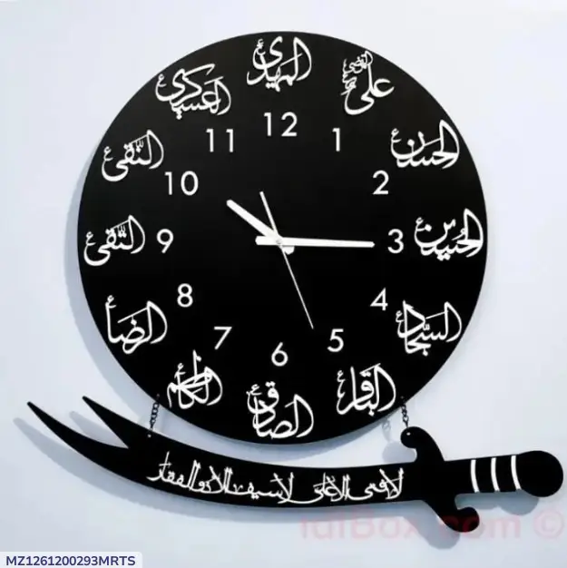 3D wall clock