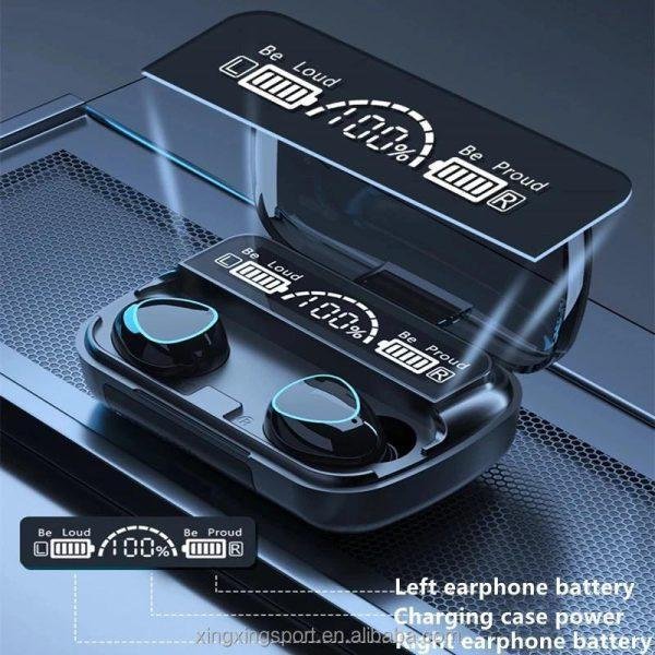 M10 digital display earbirds