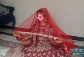 Bridal Maroon Heavy Embroidered Lehenga | Used Once | Comple