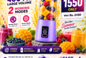 Portable Rechargeable Blender Juicer