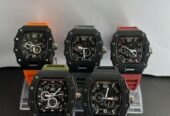Plastic strap watch