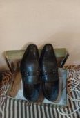 Borjan black shoes for men in size 11