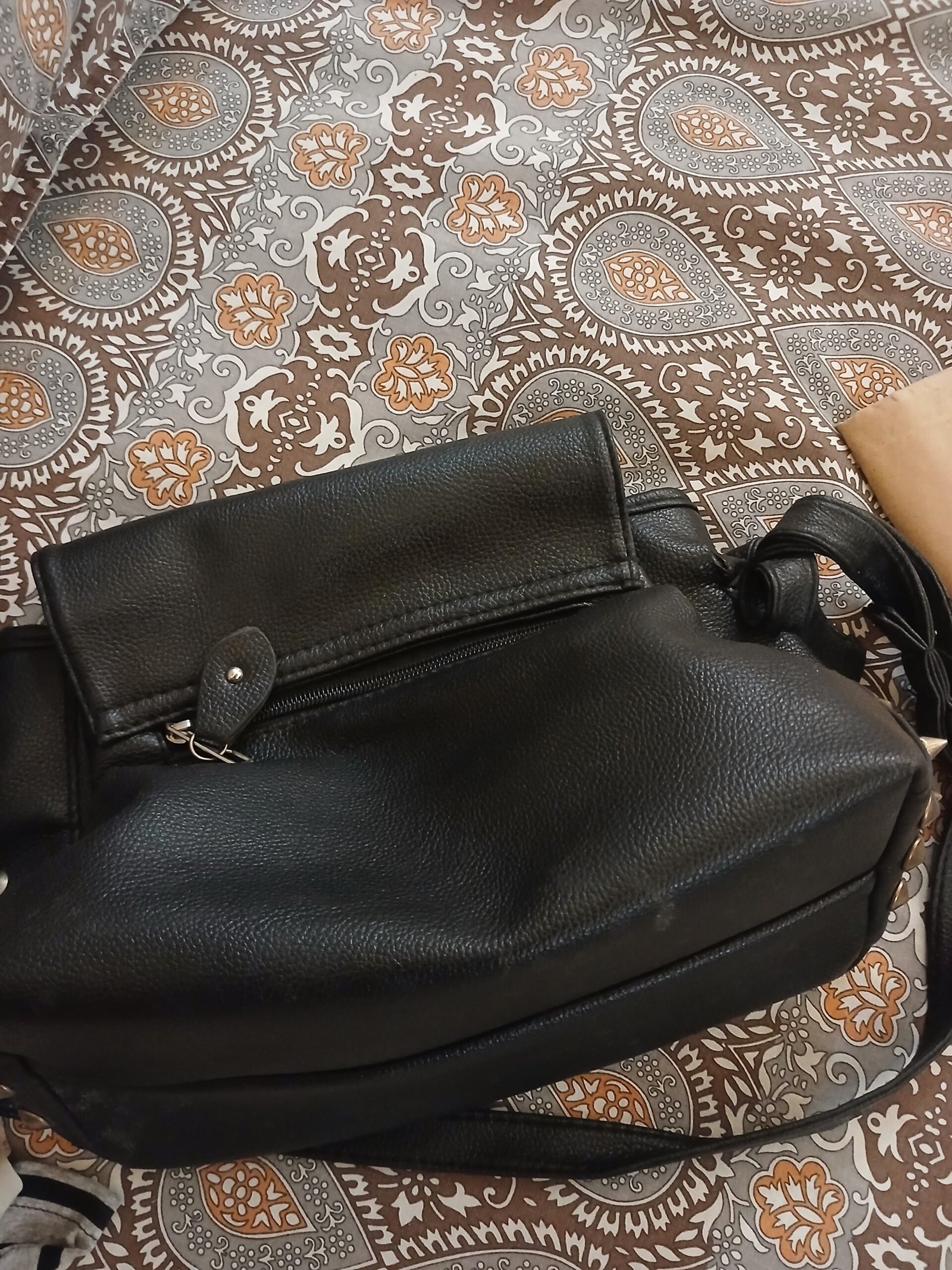 Pure leather ladies bag